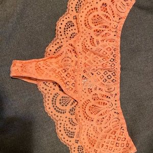 Victoria’s Secret wide side thong.